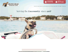 Tablet Screenshot of hiltonheadpet.com
